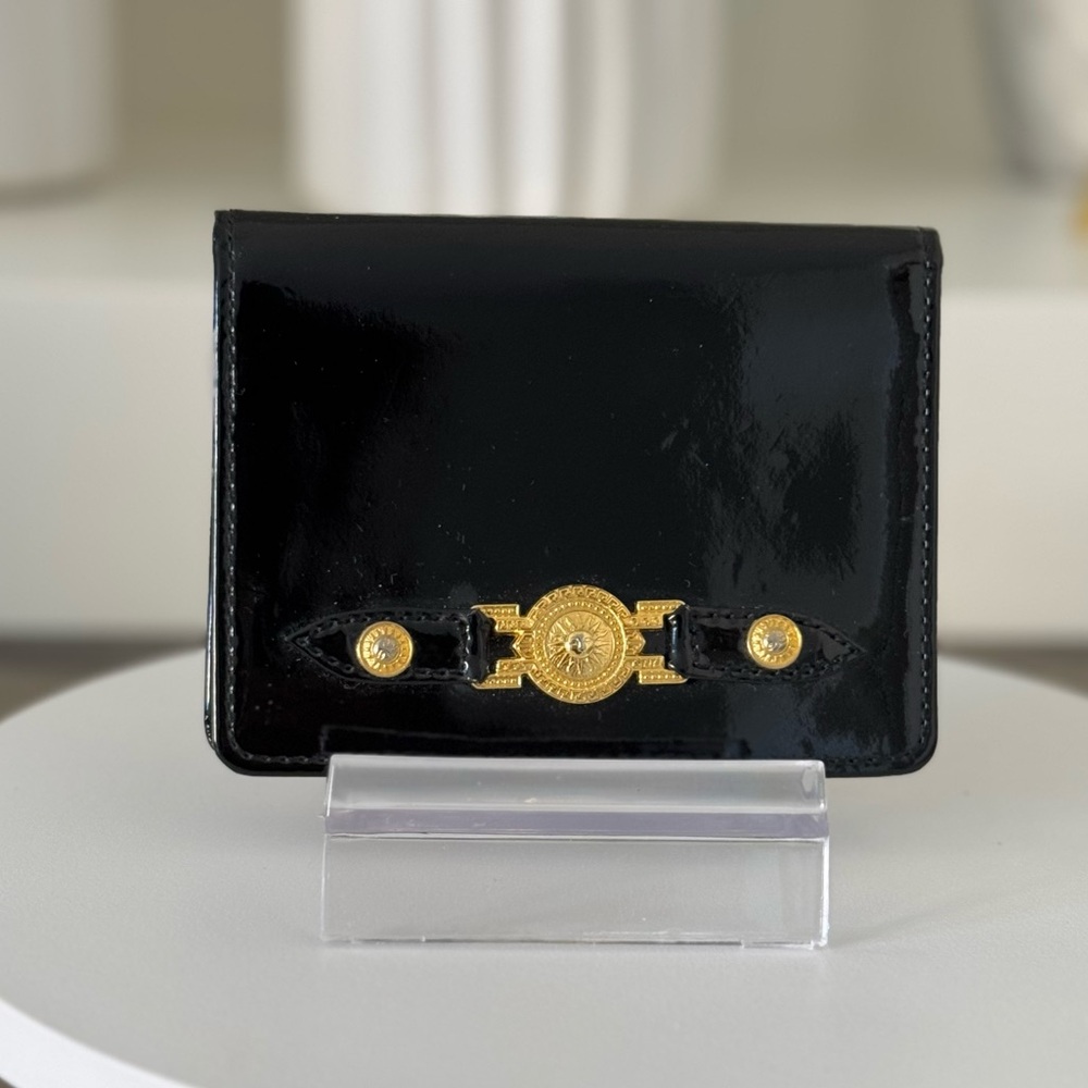Versace Vintage Card Holder - Black